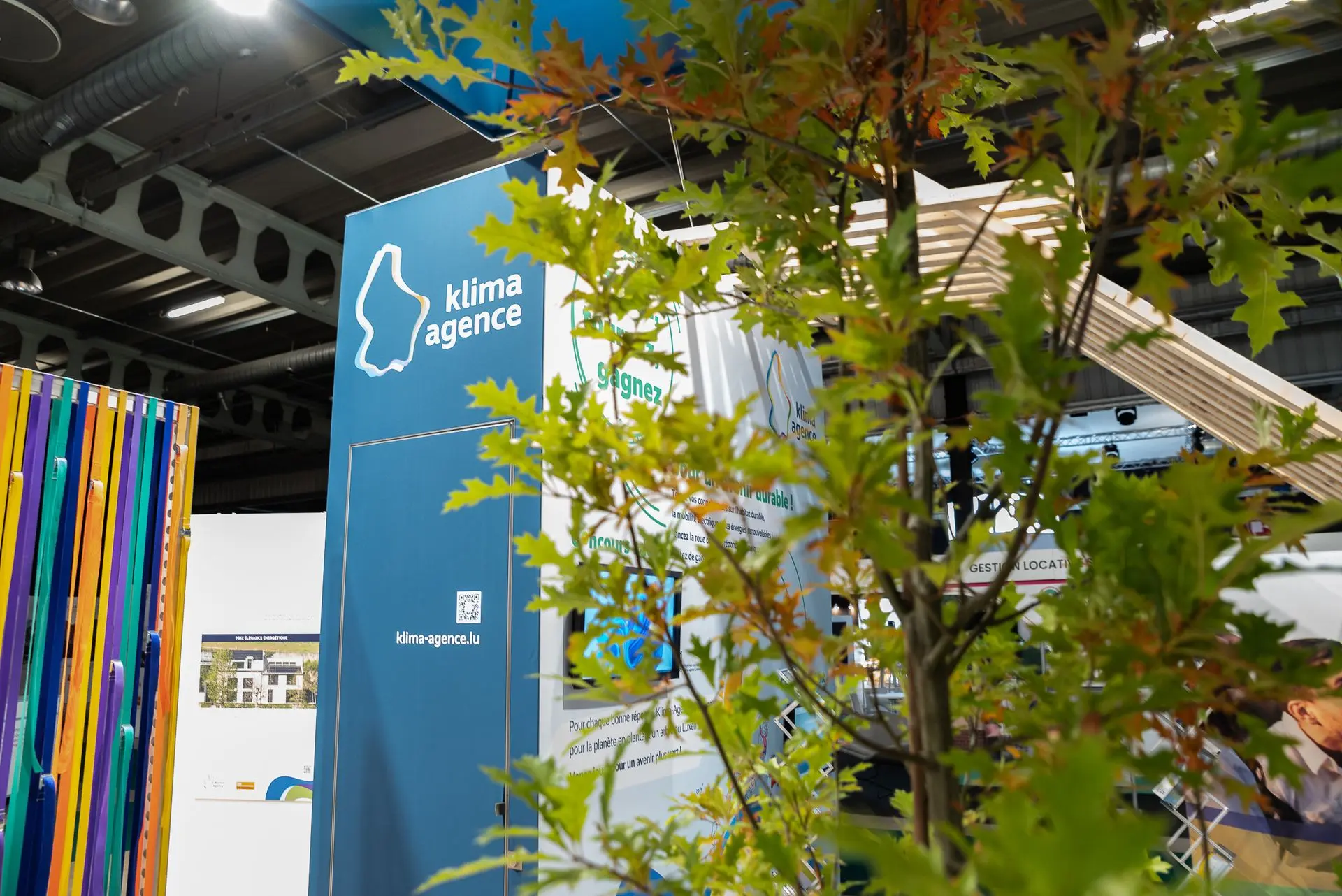 Bematrix sustainable individual Stand for Klima Agence by Format
