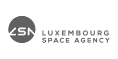 logo luxembourg space agency couleur grise