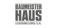 Logo Baumeister Haus couleur gris